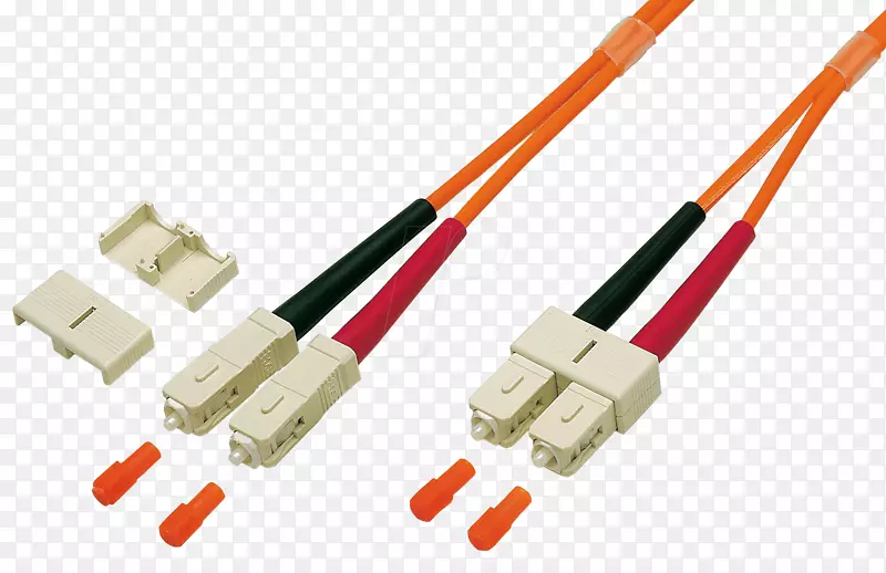 光纤连接器，修补电缆，多模光纤电连接器