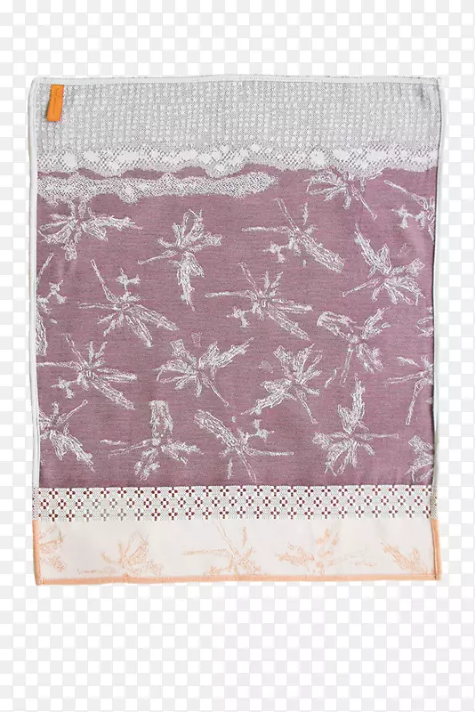 布餐巾桌布-他们的毛巾是粉色的