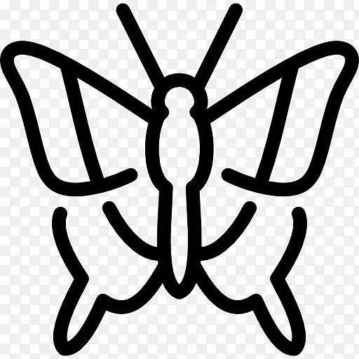 蝴蝶蛾电脑图标剪贴画-蝴蝶