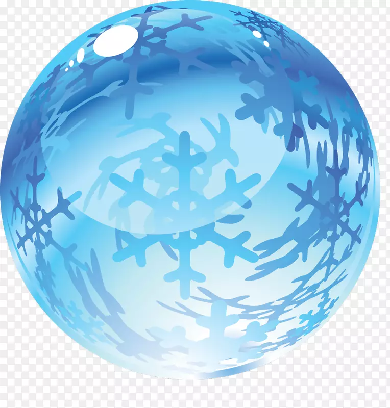 水晶球圣诞新年-圣诞节