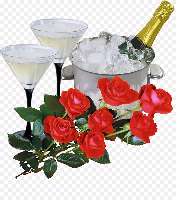 花园玫瑰，酒杯，切花，花卉设计.花卉