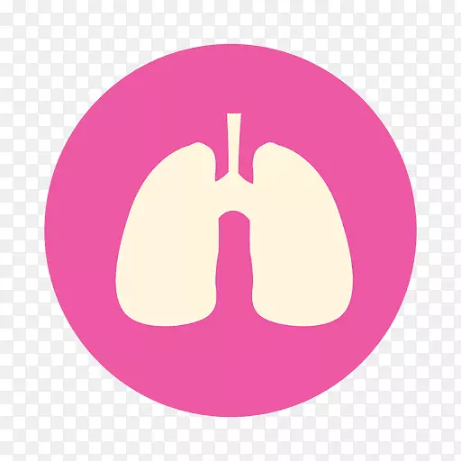 肺电脑图标呼吸夹艺术