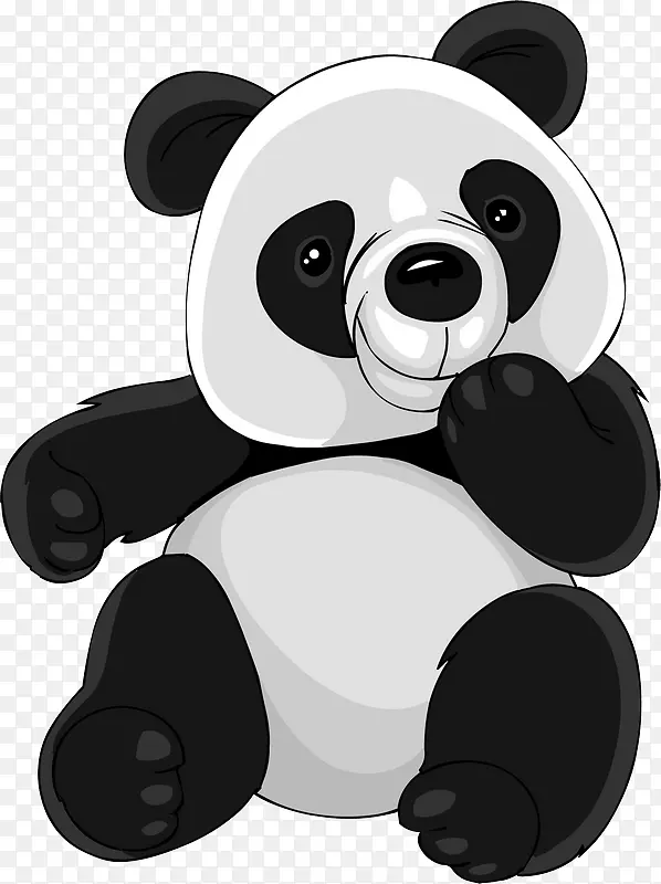 大熊猫画铅笔YouTube素描-铅笔