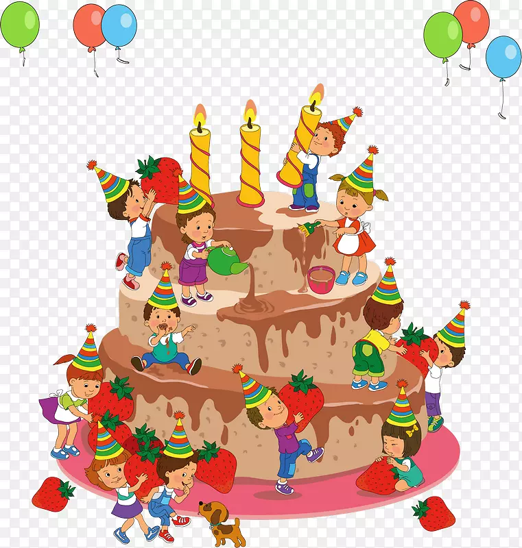 生日蛋糕巧克力蛋糕-生日