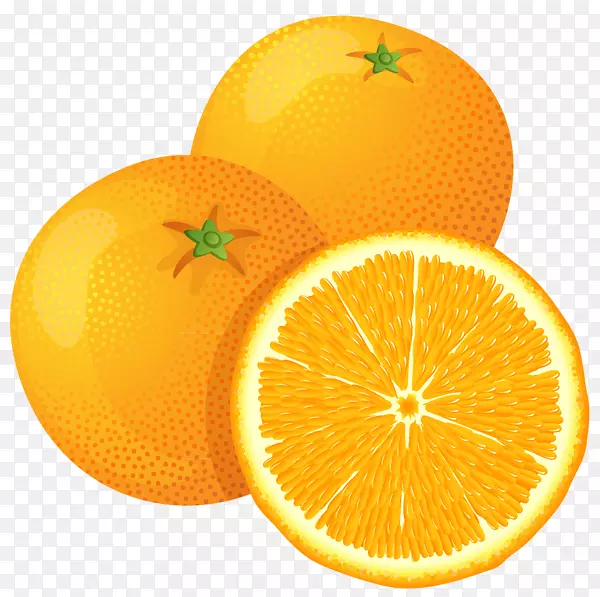果汁橙子夹艺术-果汁