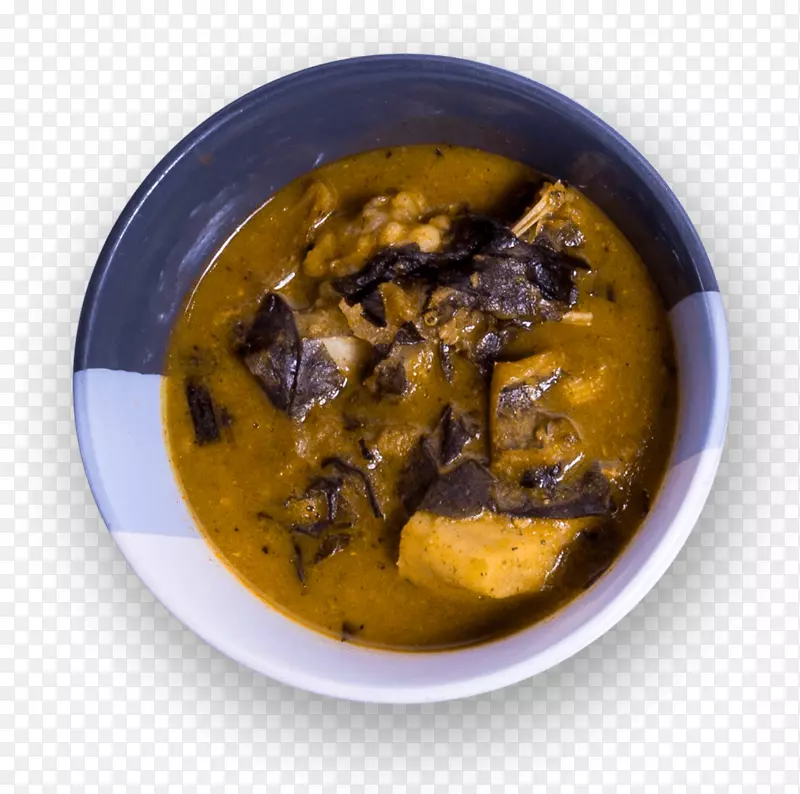古莱尼日利亚料理草汤米黄咖喱-蔬菜
