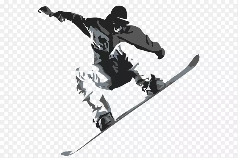 滑雪板滑雪米德洛提亚滑雪中心冬季运动-滑雪板