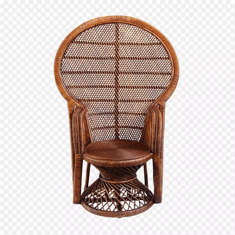 桌椅柳条扶手椅