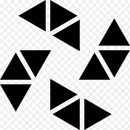 计算机图标多边形形状三角形多边形