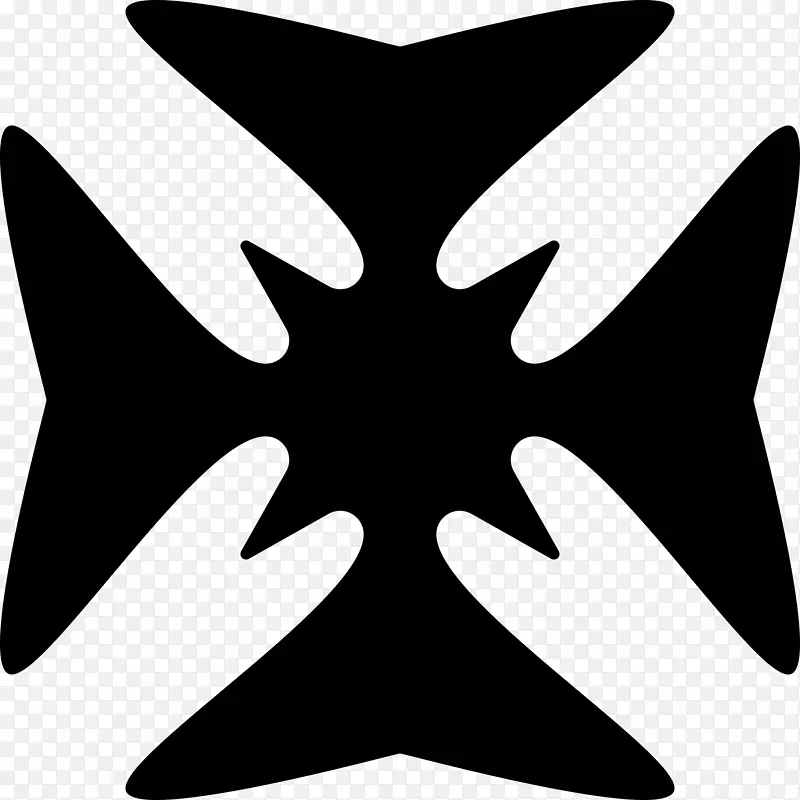 线条点对称叶夹艺术线