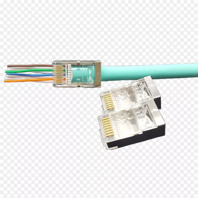 第6类电缆关键模块双绞线对电连接器贴片板.