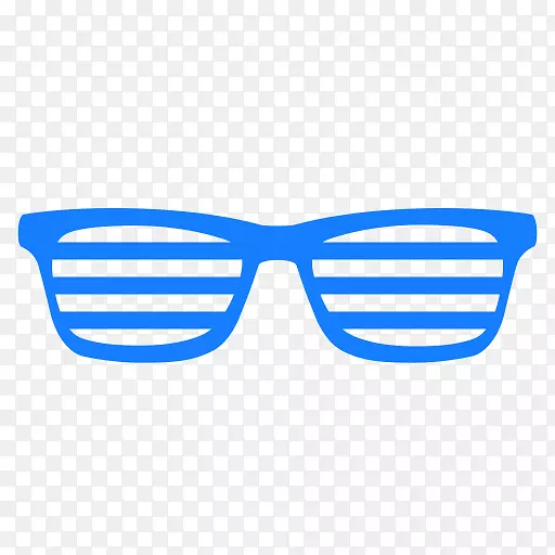 太阳镜眼镜戴电脑图标太阳镜