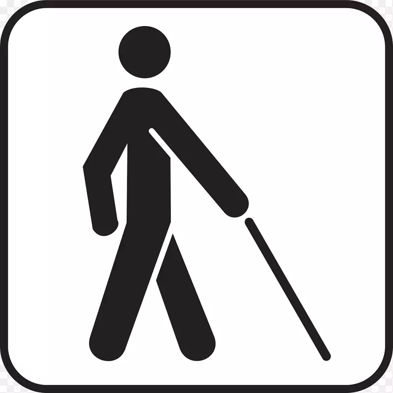 视障、残疾、无障碍、视力低下-轮椅