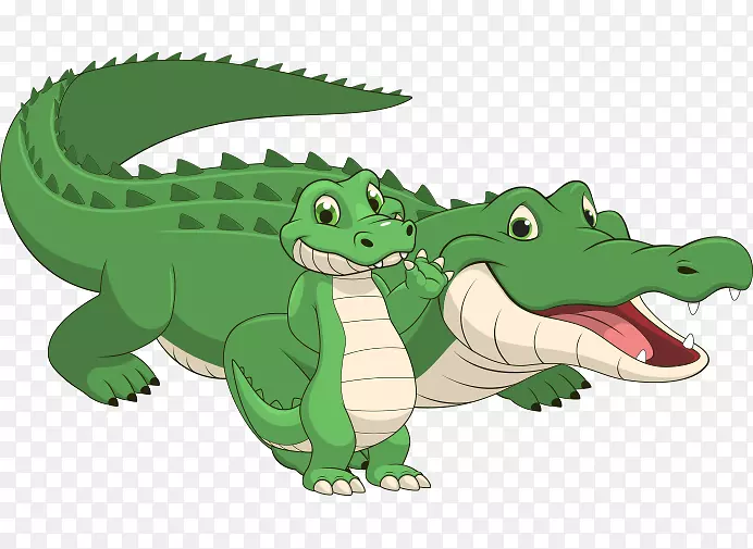 鳄鱼免版税卡通-鳄鱼