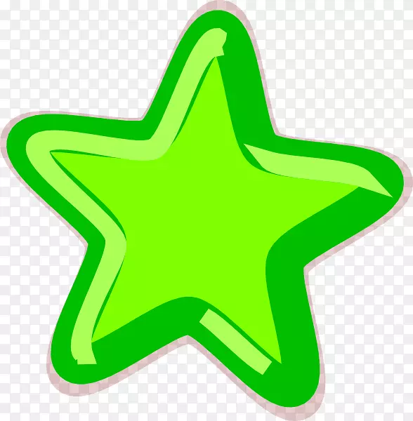 电脑图标绿星剪贴画