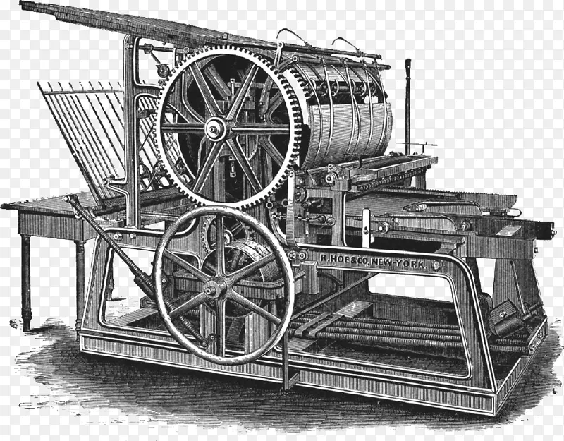 印刷机纸木版印刷发明