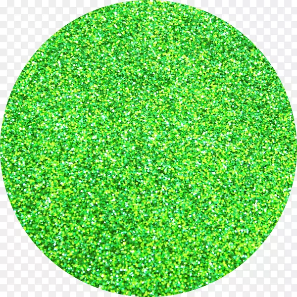 绿色圆盘彩色-绿色闪光