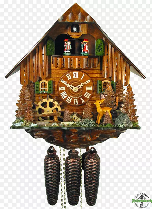 布谷鸟钟运动瑞士木屋风格钟