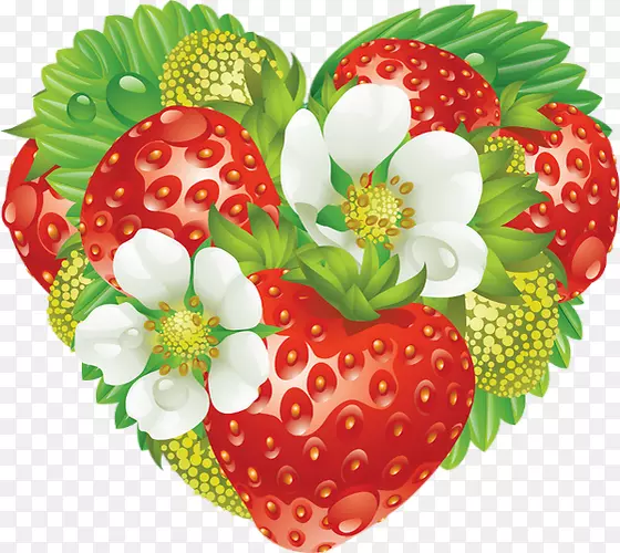 草莓酥饼果形-草莓