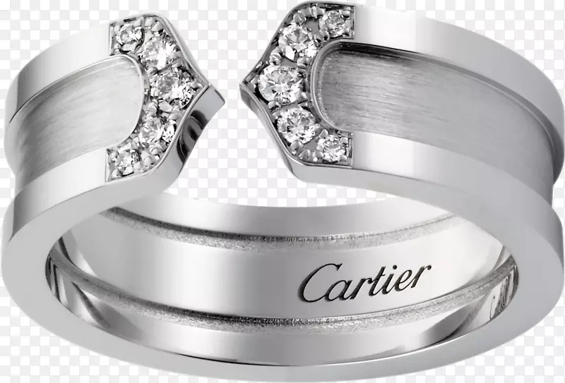 结婚戒指卡地亚订婚戒指钻石结婚戒指