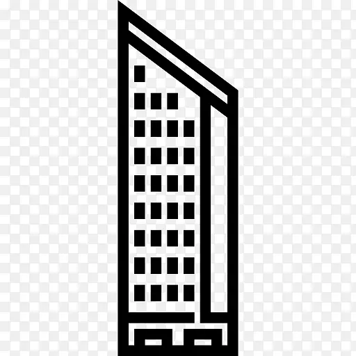 建筑摩天大楼计算机图标