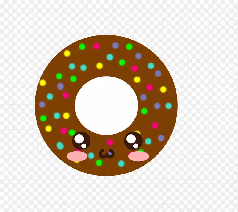 甜甜圈咖啡和甜甜圈夹艺术动画