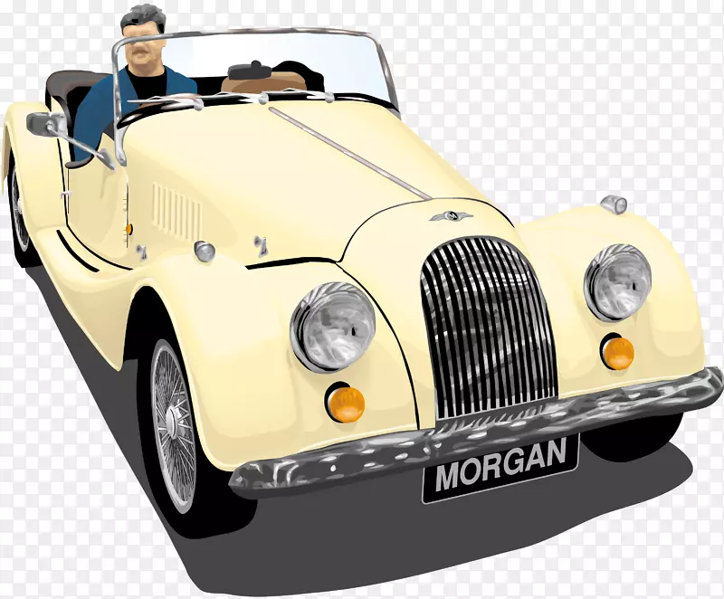 古董车摩根+4摩根加8辆跑车
