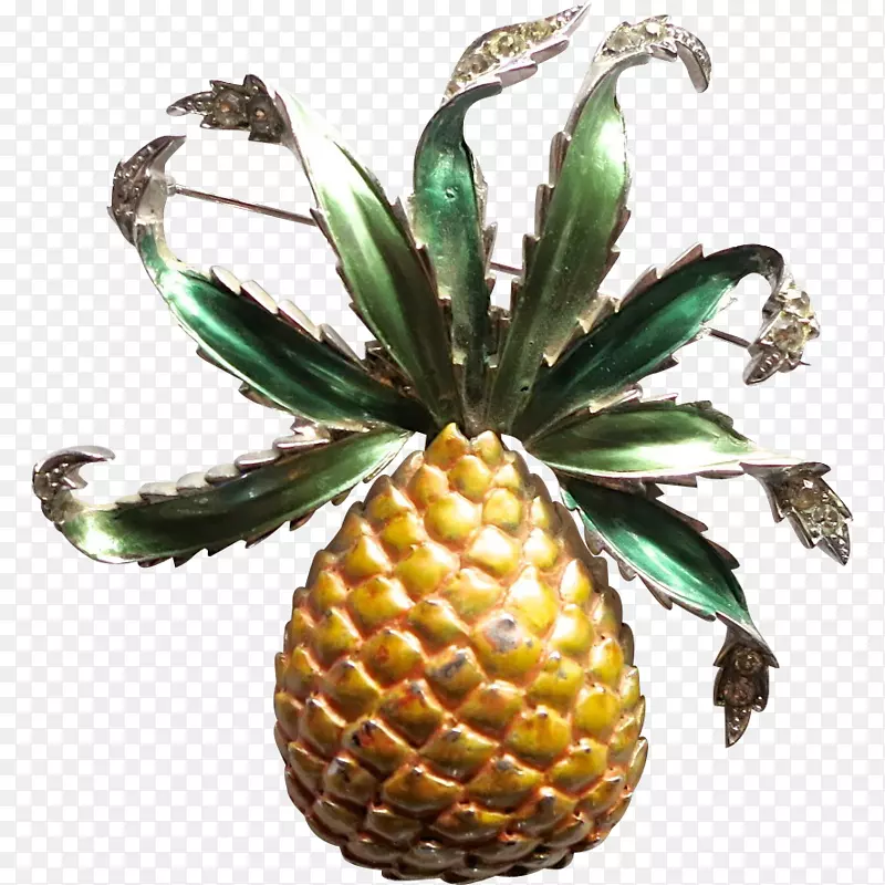 菠萝胸针首饰金菠萝