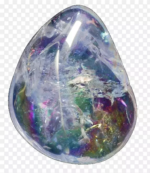 紫水晶金属包覆晶体蛋白石宝石