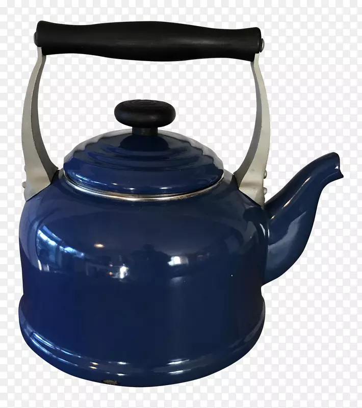 电水壶茶壶钴蓝水壶