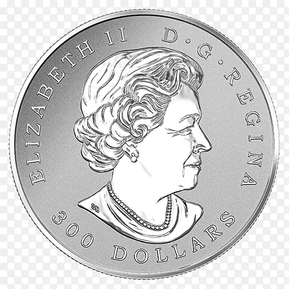 加拿大枫叶金白金硬币