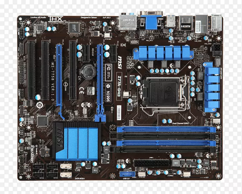 lga 1155主板atx陆地网格阵列英特尔i5-计算机