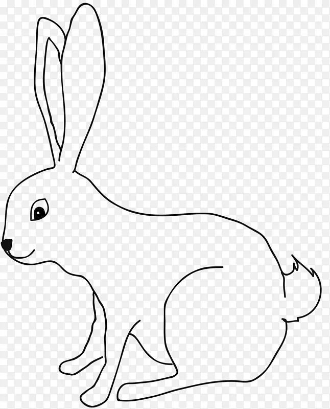 国内兔子复活节兔子着色书，毛笔画-仙女