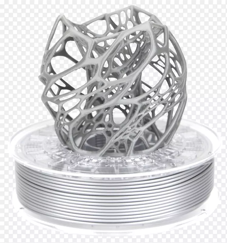 3D印花长丝聚乳酸聚羟基烷基酯塑料银