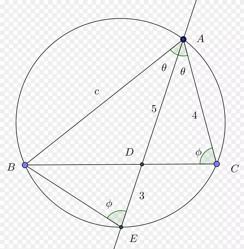 圆三角形数学几何圆