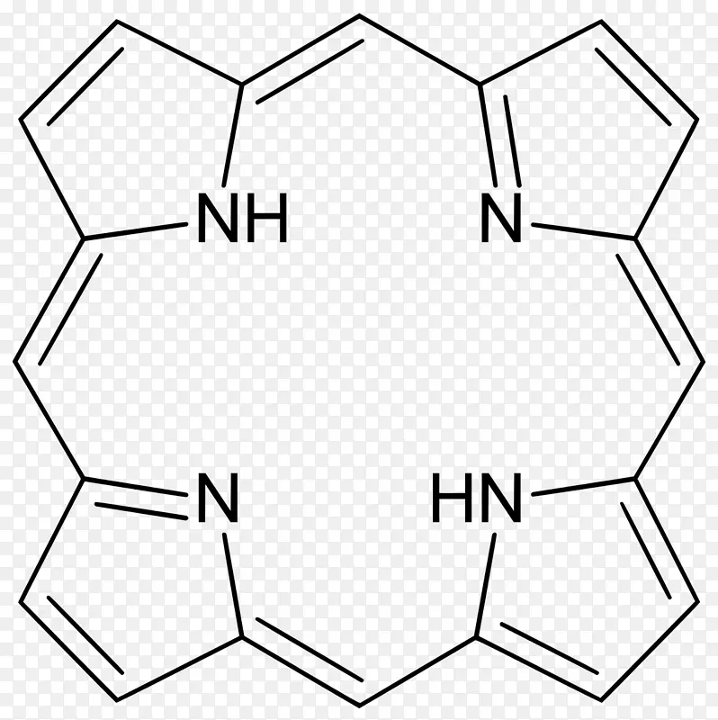 四苯基卟啉杂环化合物
