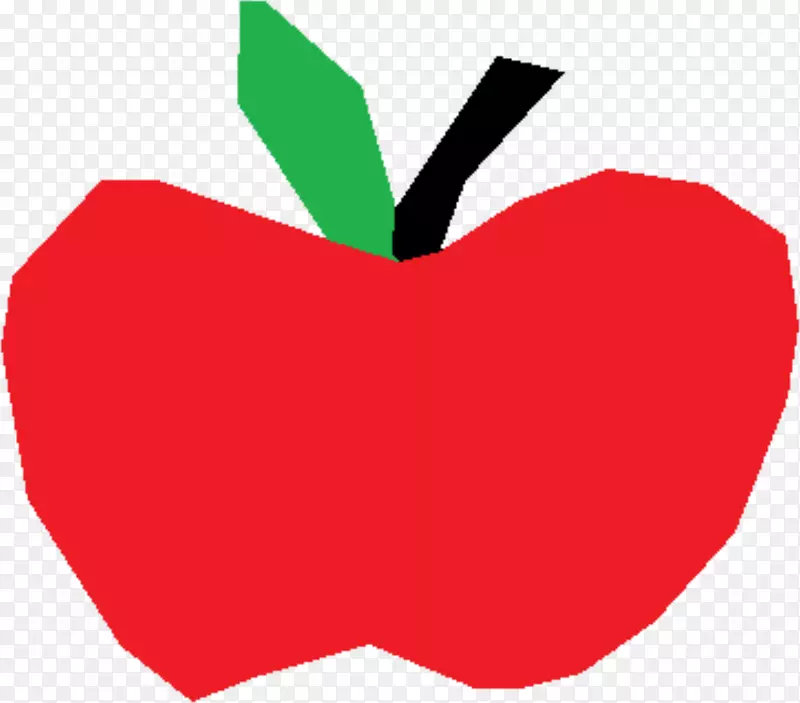苹果水果剪贴画-苹果
