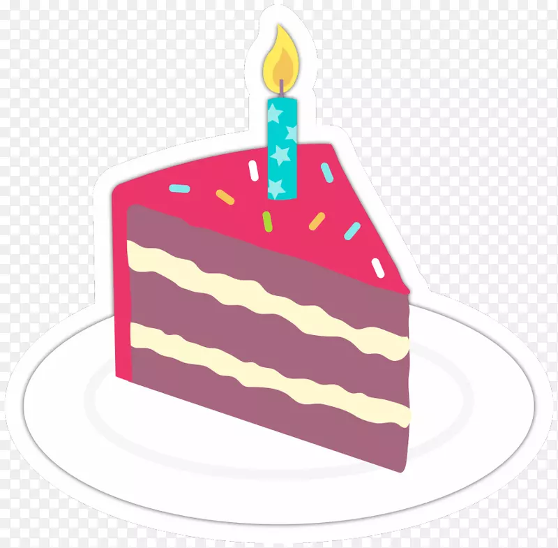 生日蛋糕托派对剪贴画-生日
