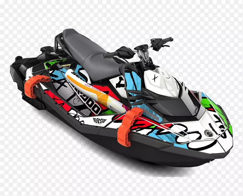 海道个人水艇图形套件贴花喷气滑雪板