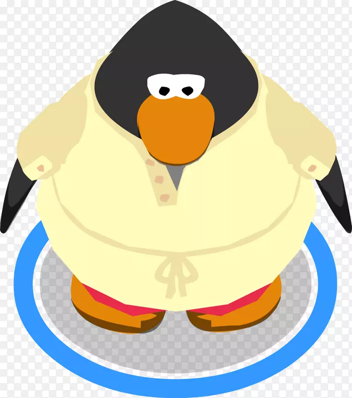 俱乐部企鹅岛服装剪贴画-企鹅