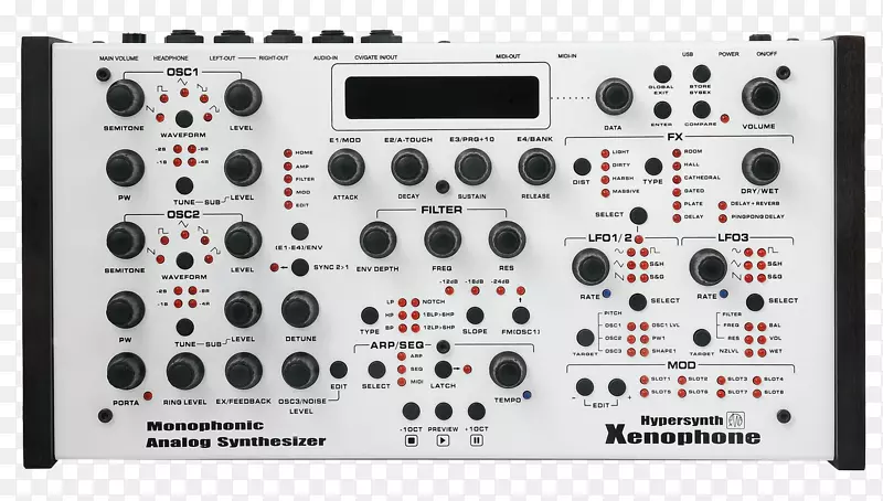 电子乐器声音合成器模拟信号模拟合成器乐器