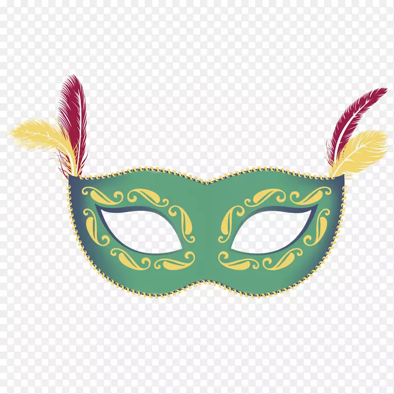 巴西狂欢节在里约热内卢威尼斯狂欢节面具-睫毛膏