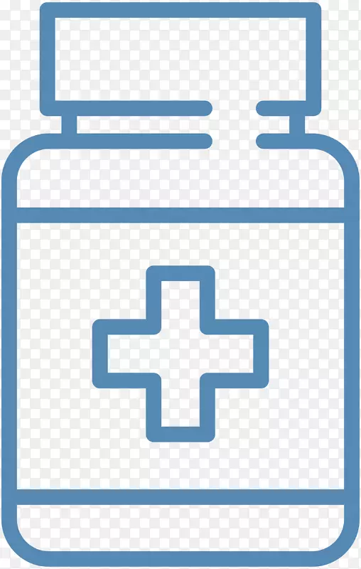 医疗保健计算机图标.符号