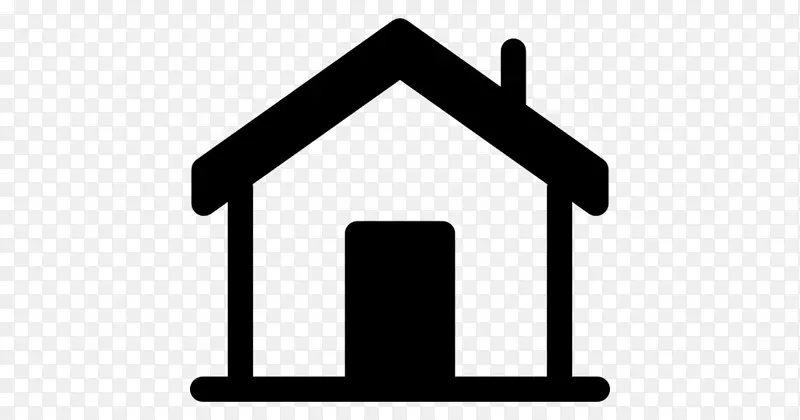 房屋建筑服务商用电脑图标-房屋
