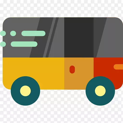 公共汽车公共交通剪辑艺术-巴士
