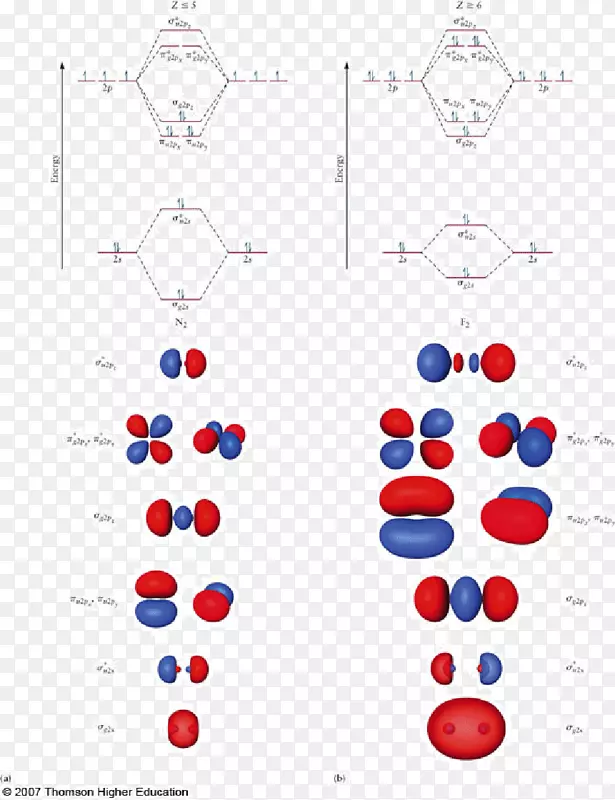 原子轨道的双原子分子线性组合分子轨道理论同核分子