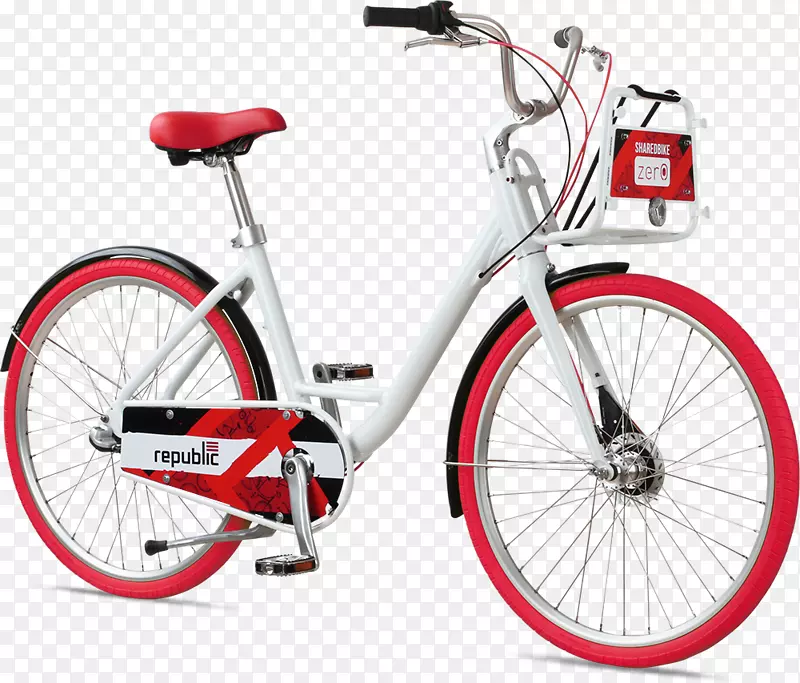 自行车共享系统汽车踏板框架电动自行车共享自行车