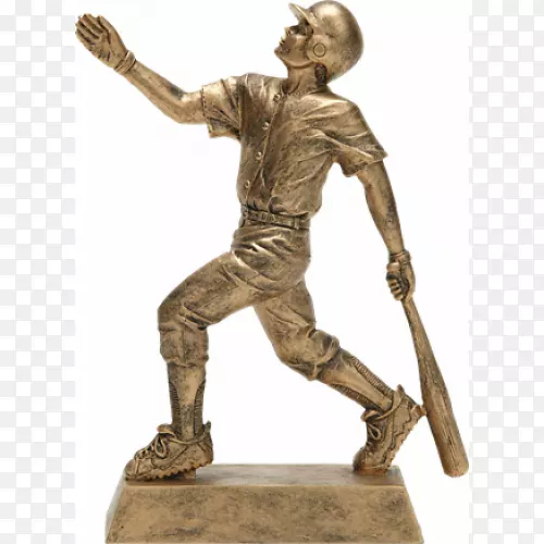 罗伯茨奖杯，雕像，树脂，棒球-黄金数字