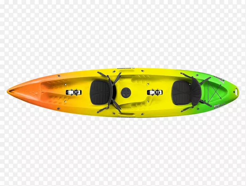 滑板车，海上独木舟，坐在上面的桨式滑板车
