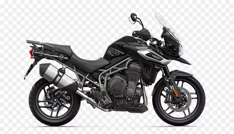 凯旋摩托车有限公司凯旋虎探险家凯旋虎800排气系统-骑摩托车虎